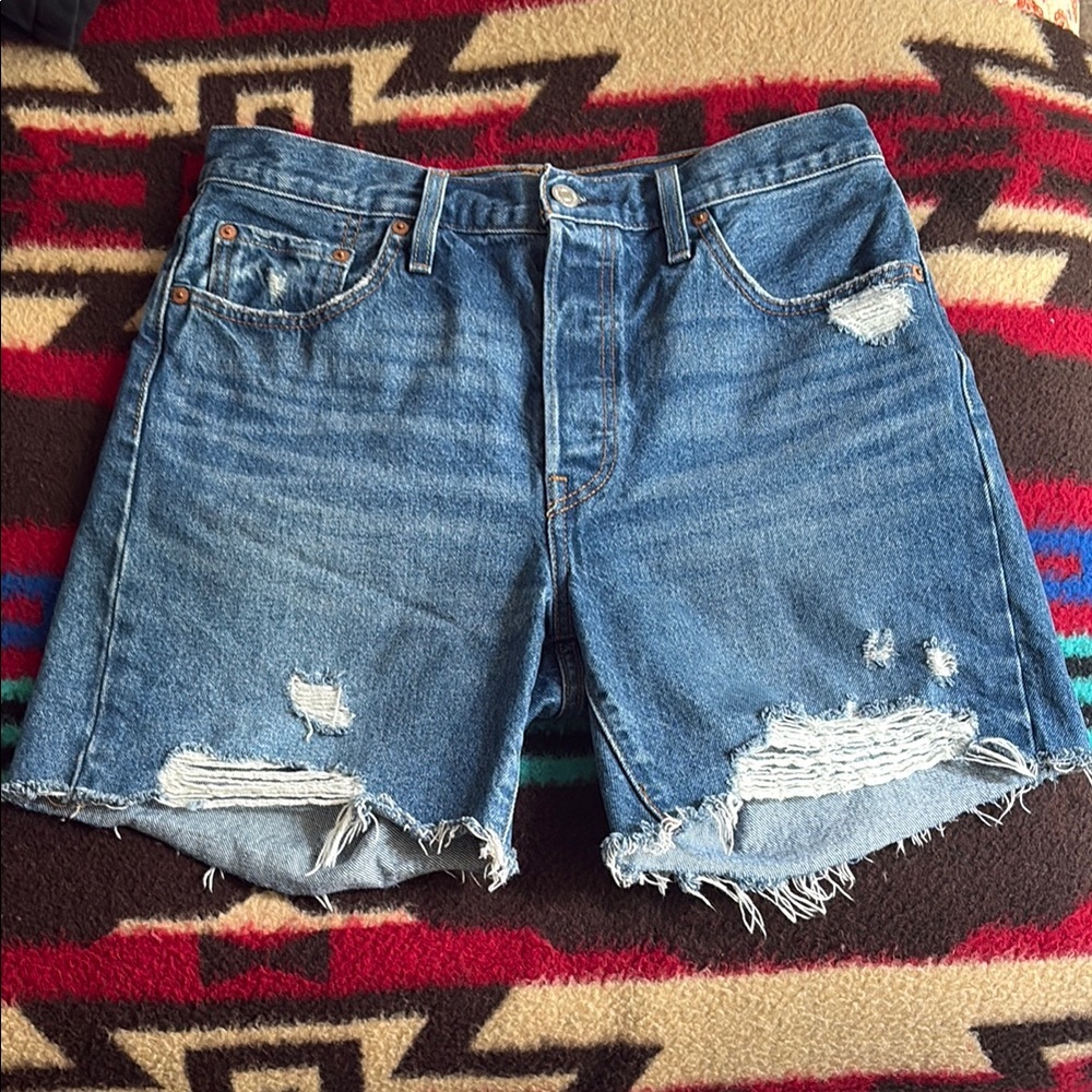 Levi's 501 Mid-Thigh High Rise Shorts